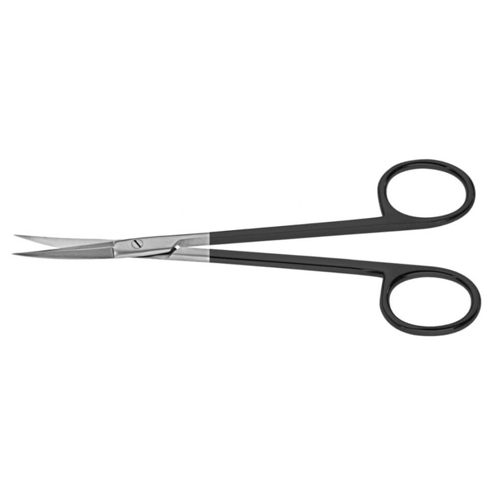 Tebbetts Delicate Serrated Supercut Dissecting Scissors, 5-1.4 in (13.5cm), Curved